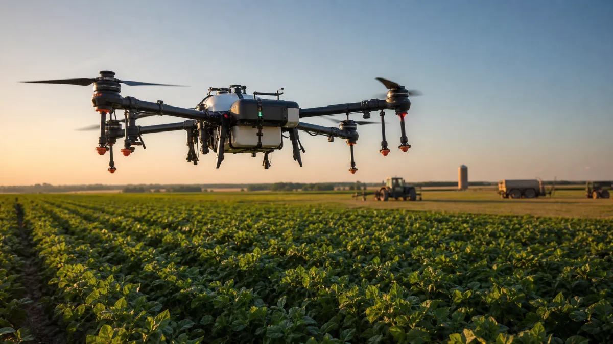 drones para pulverização — Uso de drones para pulverização e monitoramento cresce nas fazendas de Primavera