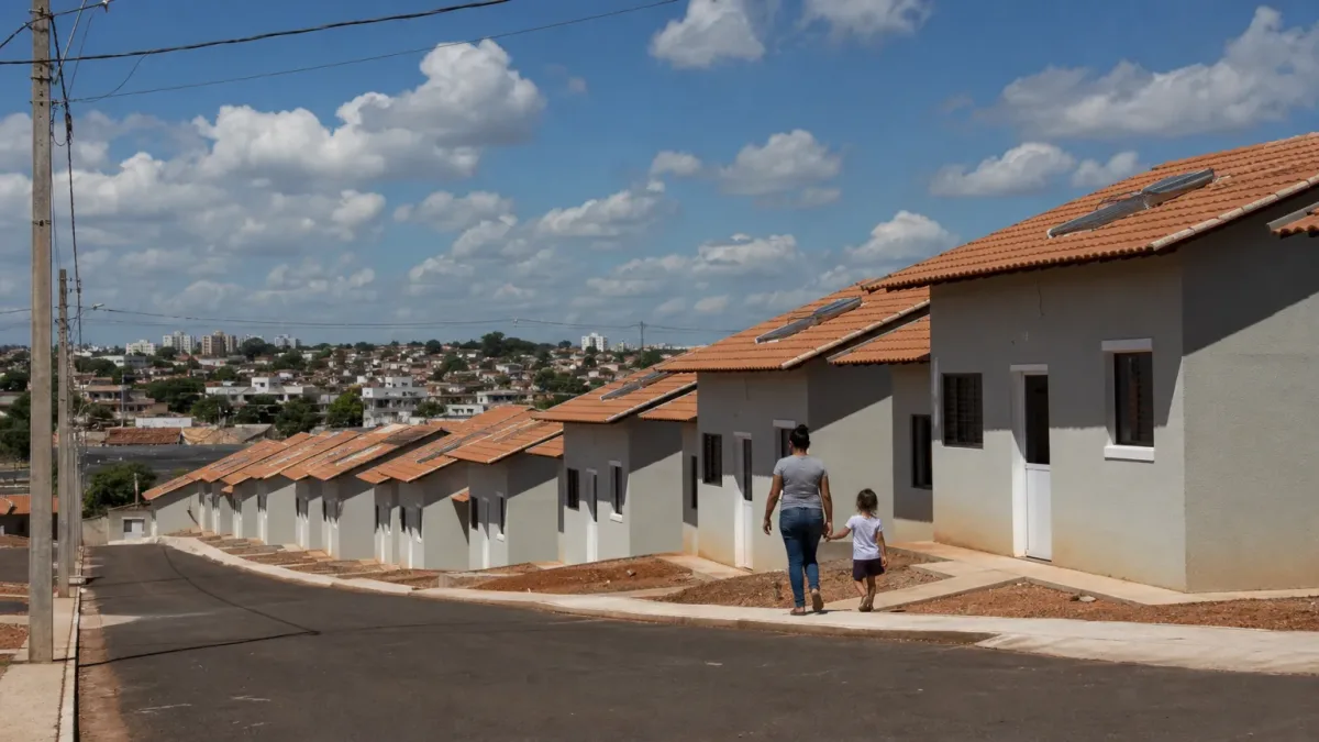 entrega de moradias Primavera do Leste