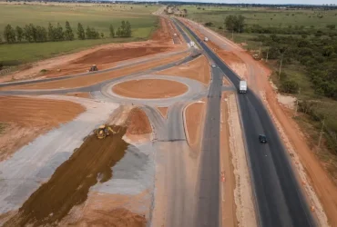 obras nos acessos da BR-070