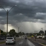 Primavera do Leste quinta-feira tempestade