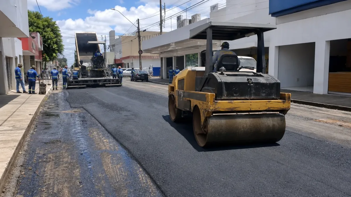 Recapeamento da Rua do Comércio