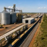 terminal ferroviário em Primavera do Leste