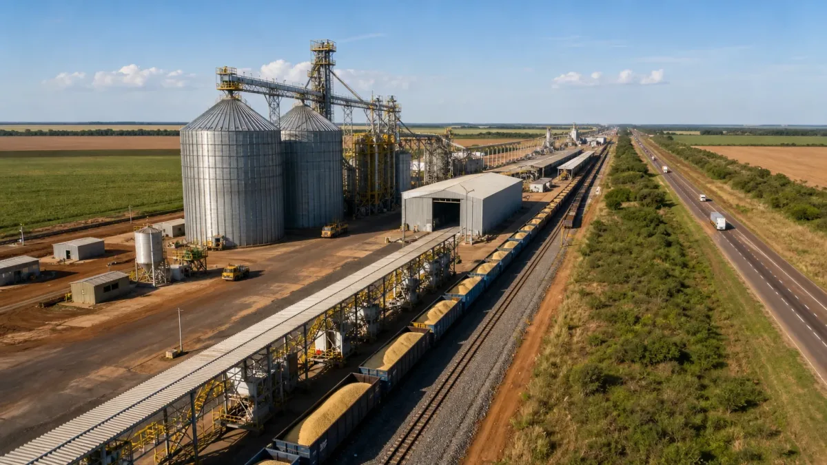 terminal ferroviário em Primavera do Leste